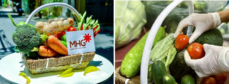 販売する厳選された野菜　ⓒ pystravel.vn